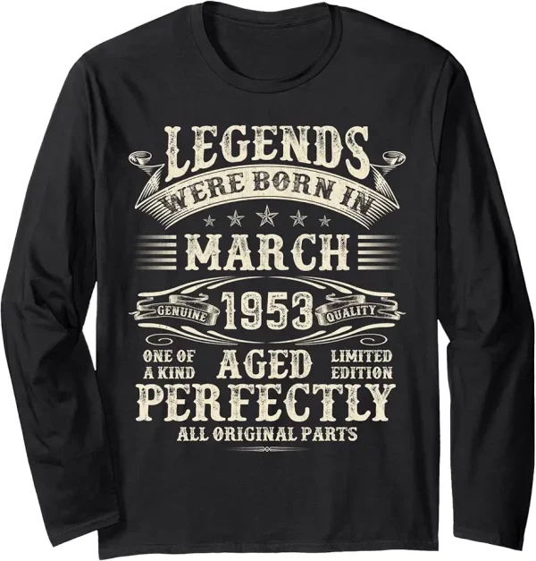 72nd birthday gifts for men 72 year old bday march 1953 long sleeve tshirt 1oh5yo7oc5 qgwy4
