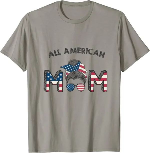 all american mom 4th july messy bun us flag independence day tshirt 7xn6ey8uk2 su9ou