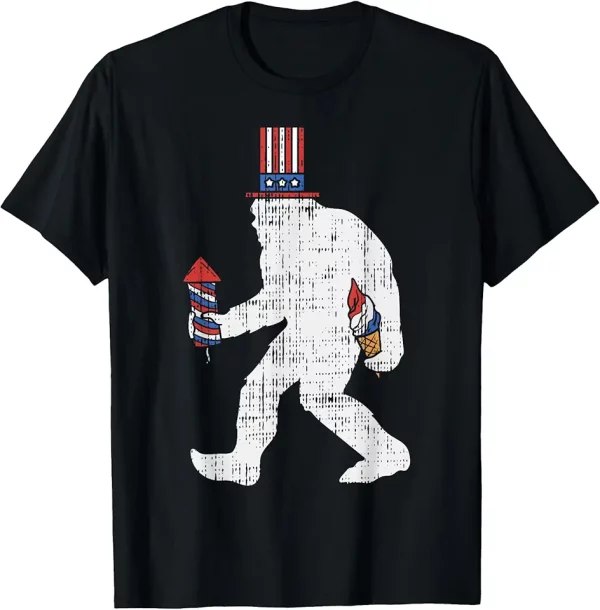 american sasquatch funny usa bigfoot 4th of july parade tshirt 1zg6px9pf5 it8jh