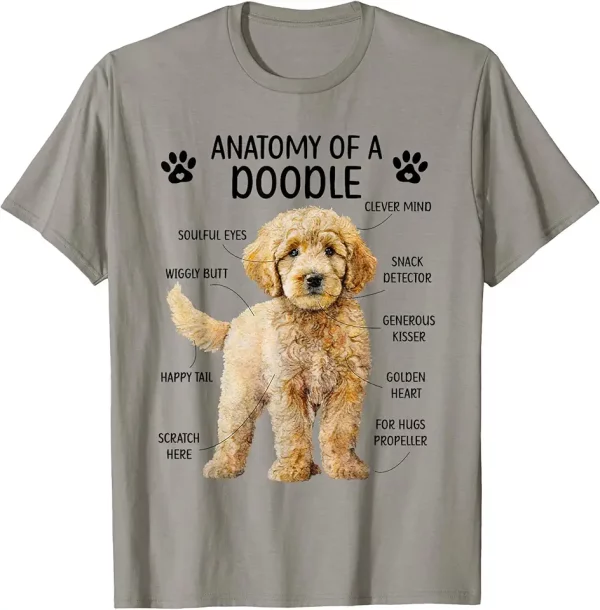 anatomy of a doodle dog doodle owner goldendoodle mom tshirt 6rh6lr2wu3 4uy97