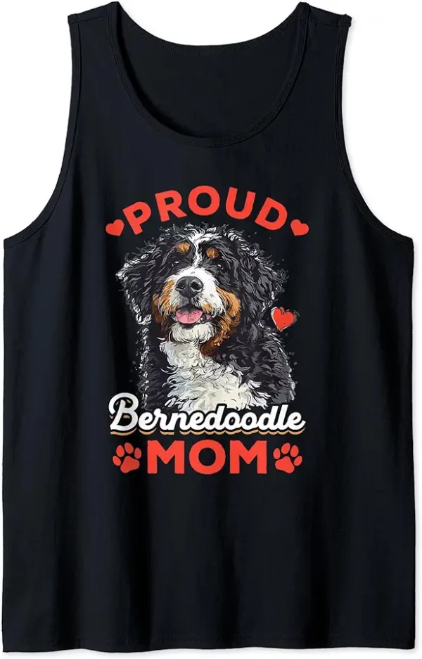 bernedoodle dog breed pet proud bernedoodle mom tank top 1tx9ba4og9 pdw3n