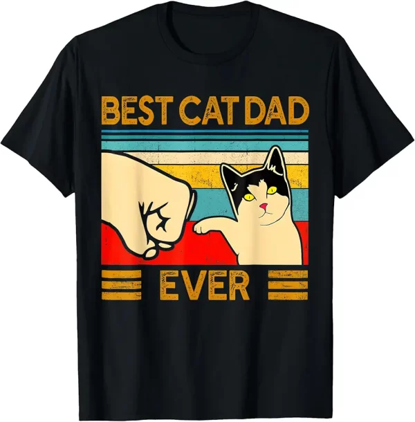 best cat dad ever fathers day gift cat daddy for men tshirt 8lt9jo4rc5