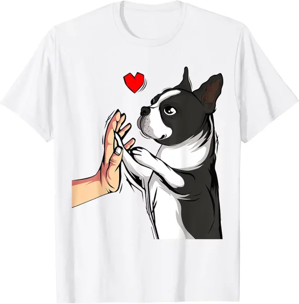 boston terrier love bostie dog mom funny girls tshirt 0pk9jr4gv5 ajgp8