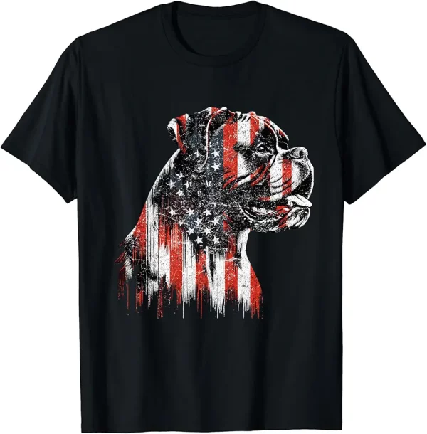 boxer dog lovers american flag patriotic dog dad mom tshirt 6cw5rx0ie0 sfq0u