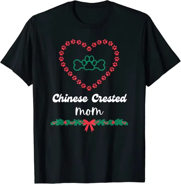 chinese crested dog mom fur mama christmas holidays xmas tshirt 1vs3hb5gx4