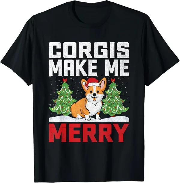 christmas corgi mom dog breed owner rescuer fur mama tshirt 5kh7og3mc2 qf0we