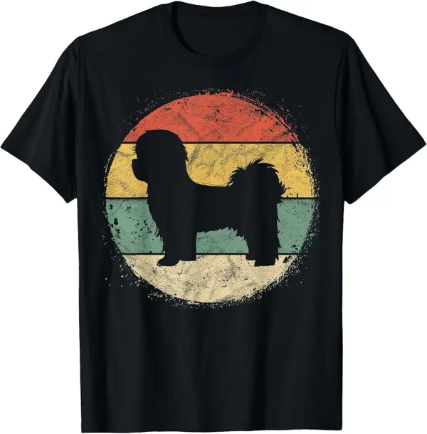 circular retro shih tzu owner gift parents apparel dog mom tshirt 0cy2qd0fl5 p39ga