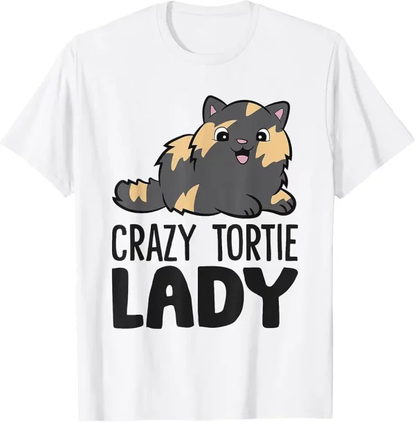 crazy tortie lady tortoiseshell cat tshirt 1pr6cx8ek9 zomc0
