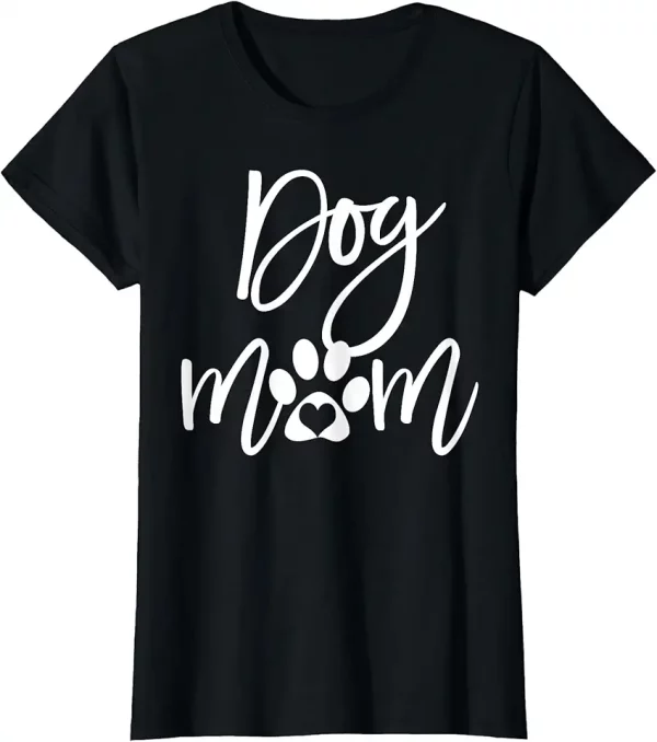 dog mom for women fur mama furmama pawprint heart tshirt 8gh8xl3uu2 0yzj7