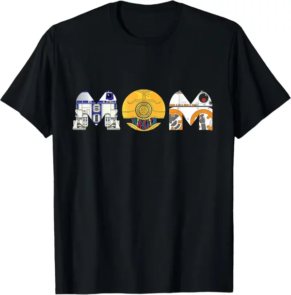 droids r2d2 c3po bb8 mom mothers day birthday tshirt 7ow8vd7gw7