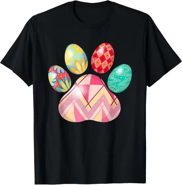 egg paw print dog owner lover happy easter tshirt 7fh3qd1to6