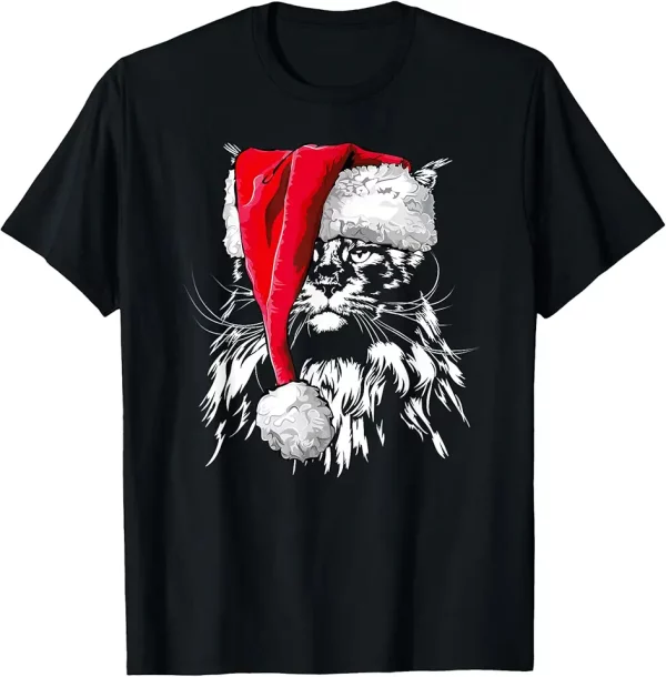 funny maine coon santa christmas cat mom gift present tshirt 0ld7jd1bi4 smzyv